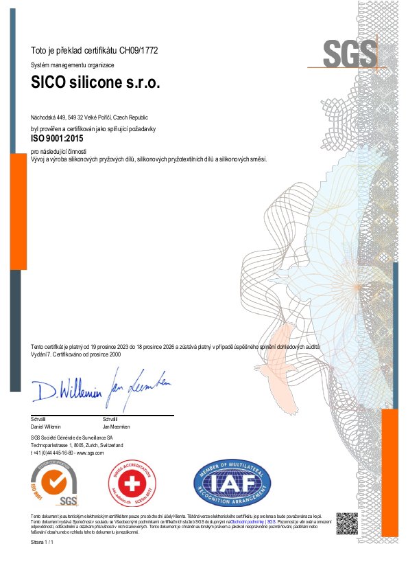 Certificate ISO_9001 CZ